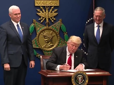 executive order signing