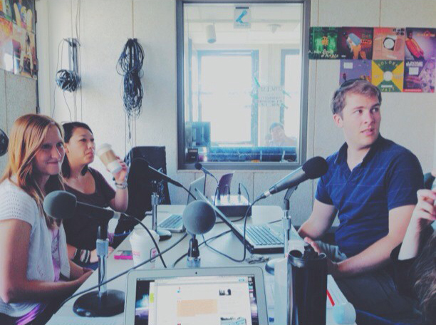 JURIST staff in pocast recording session