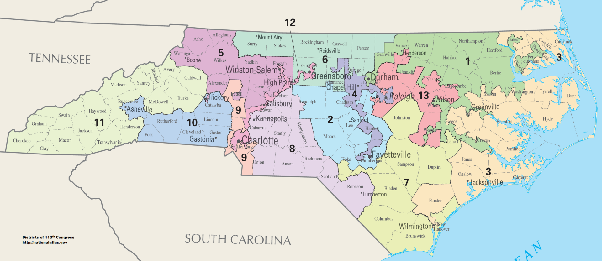 Federal court rules North Carolina can use unconstitutional map for November election