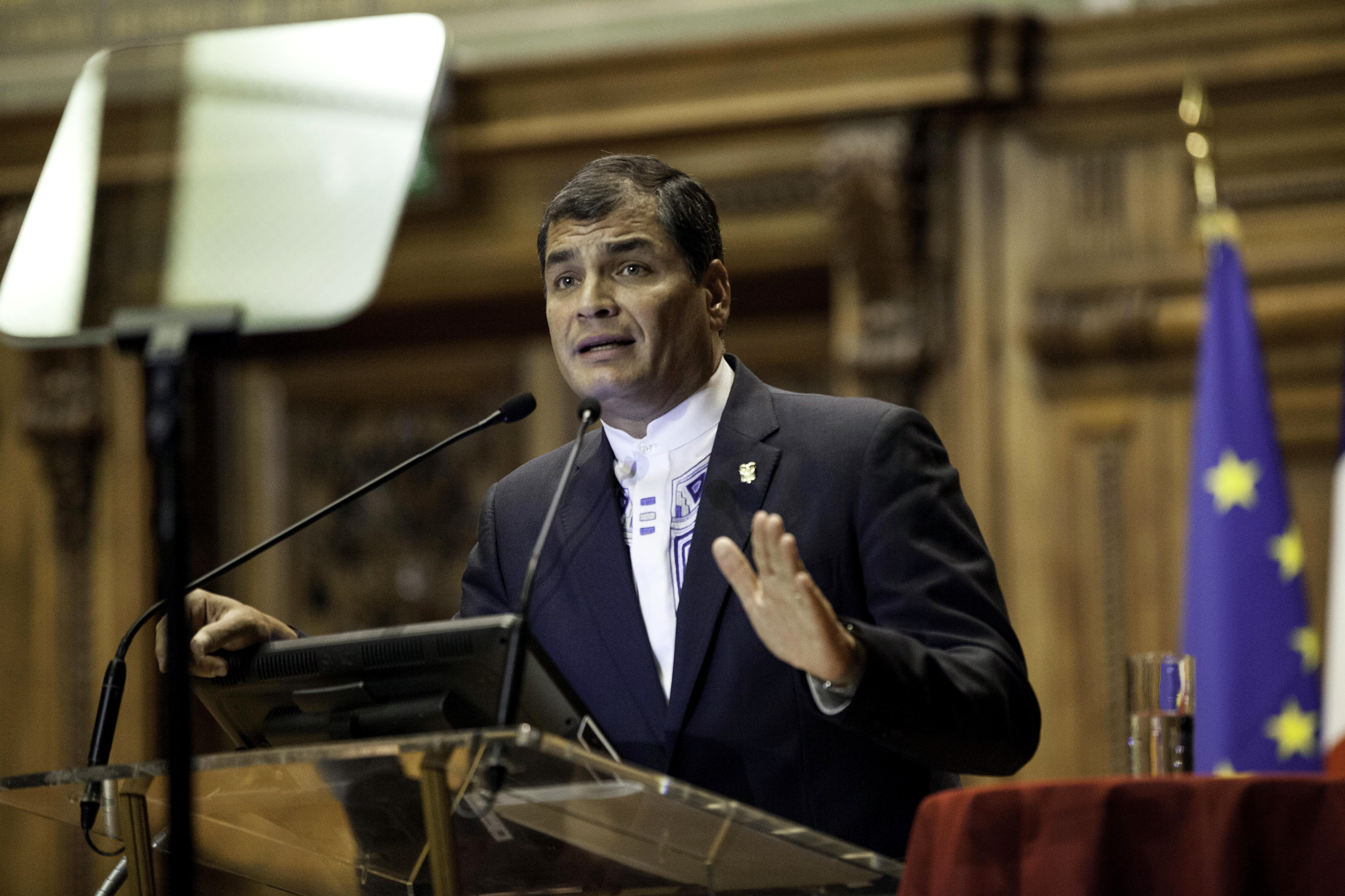 Ecuador ex-president sentenced in corruption case
