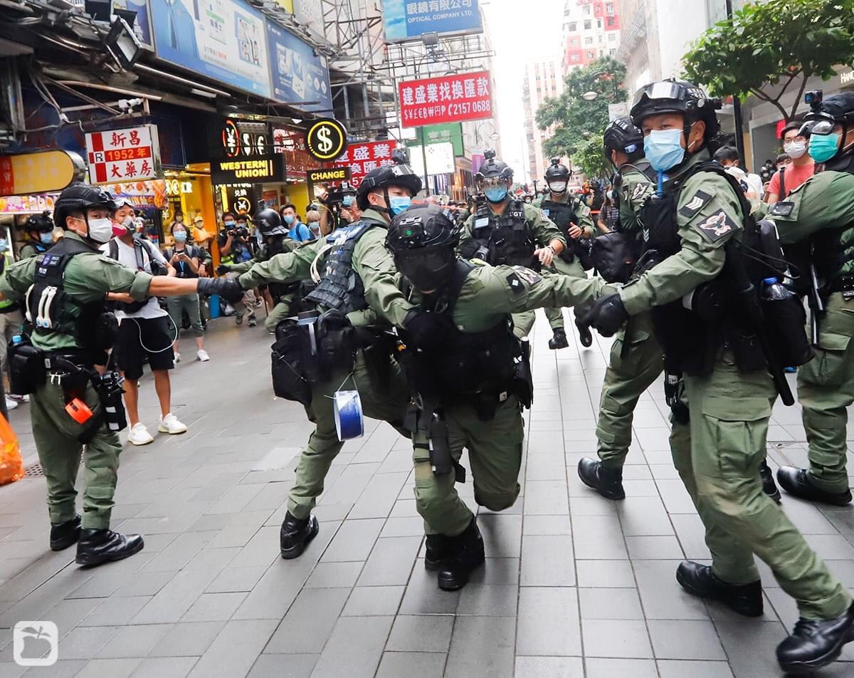 Hong Kong police arrest over 80 protesters during China National Day