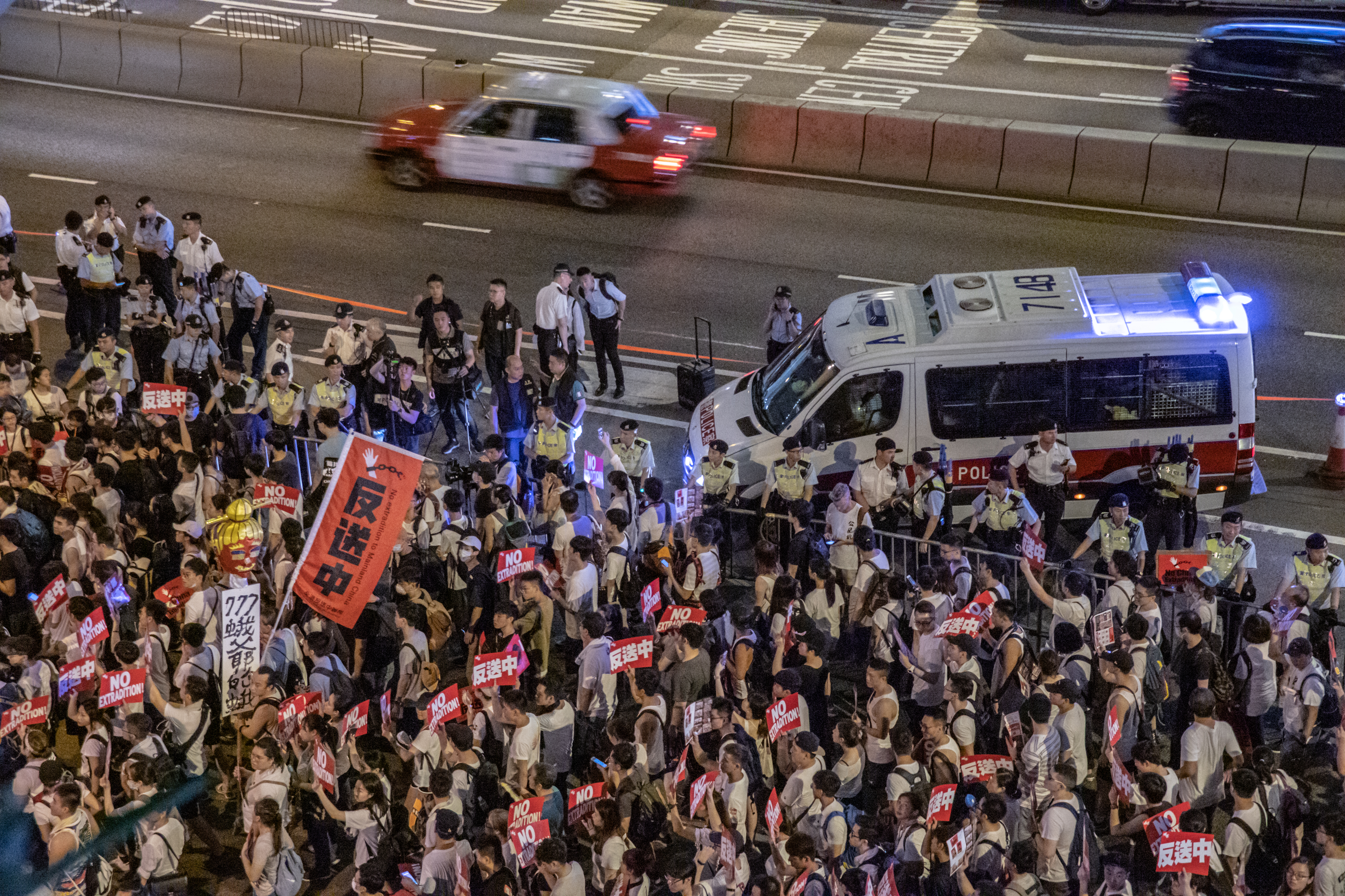 First Hong Kong protest since 2020 held under tight police restrictions