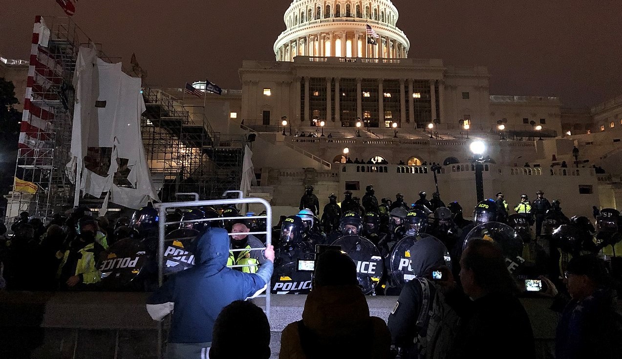 US Capitol police officers file federal suit against Trump and far right groups over Jan 6 riots