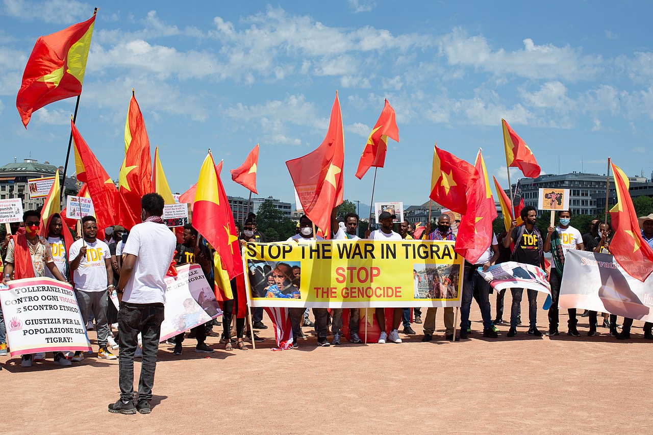 Ethiopia protesters gather in Tigray to demand their land back, removal of &#8216;invading forces&#8217;