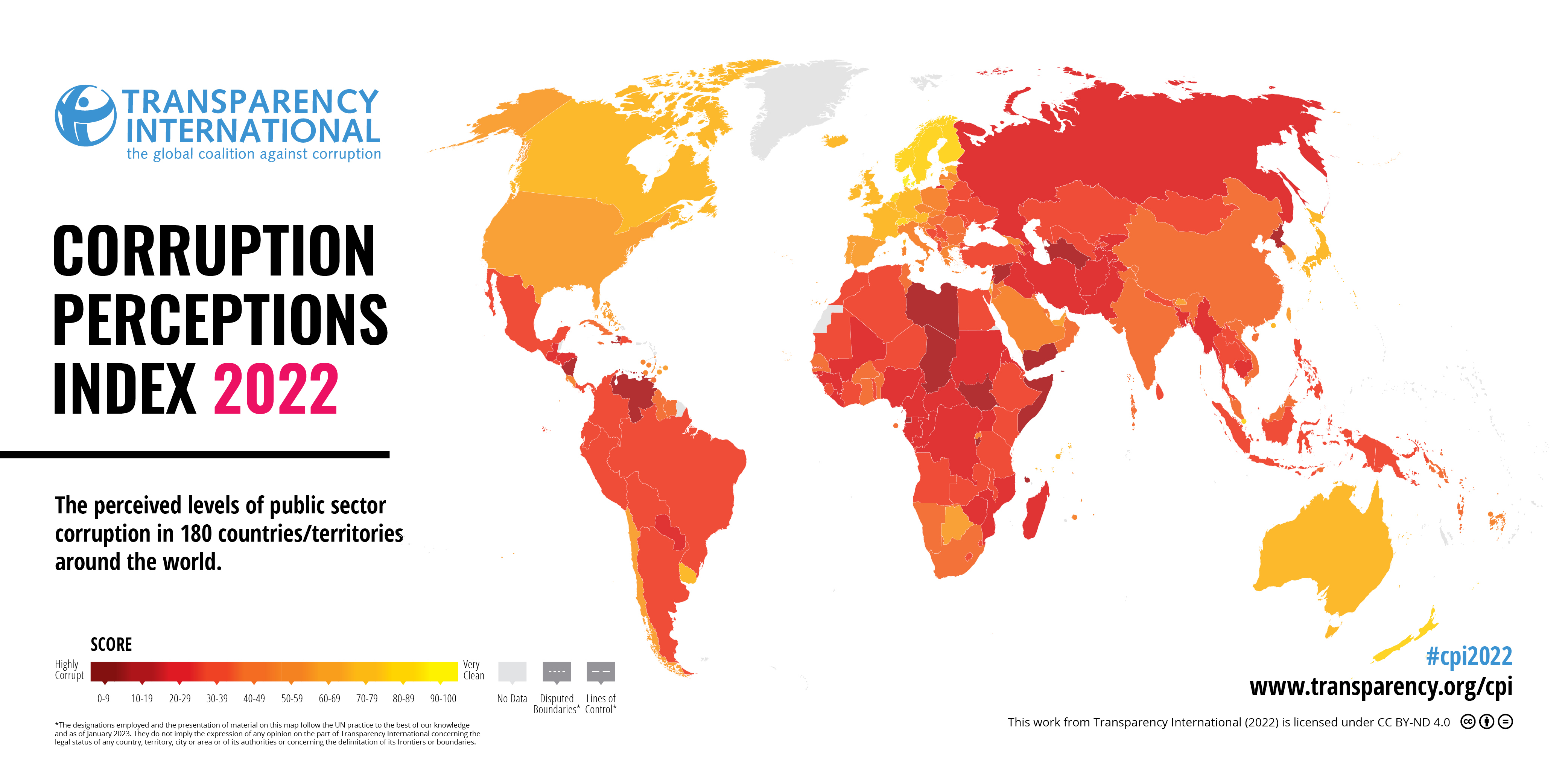 Transparency International releases 2022 corruption index