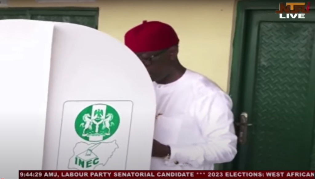 Nigerian presidential candidate Atiku Abubakar criticises the Nigerian elections as undemocratic and unfair