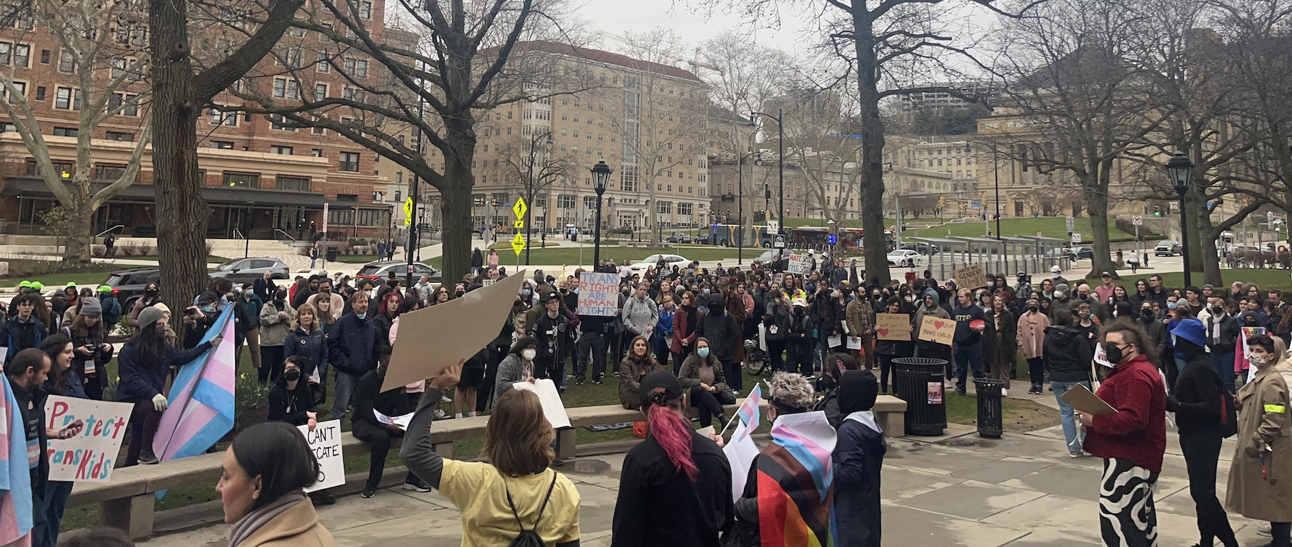 JURIST Special Coverage: University of Pittsburgh students protest anti-trans speakers