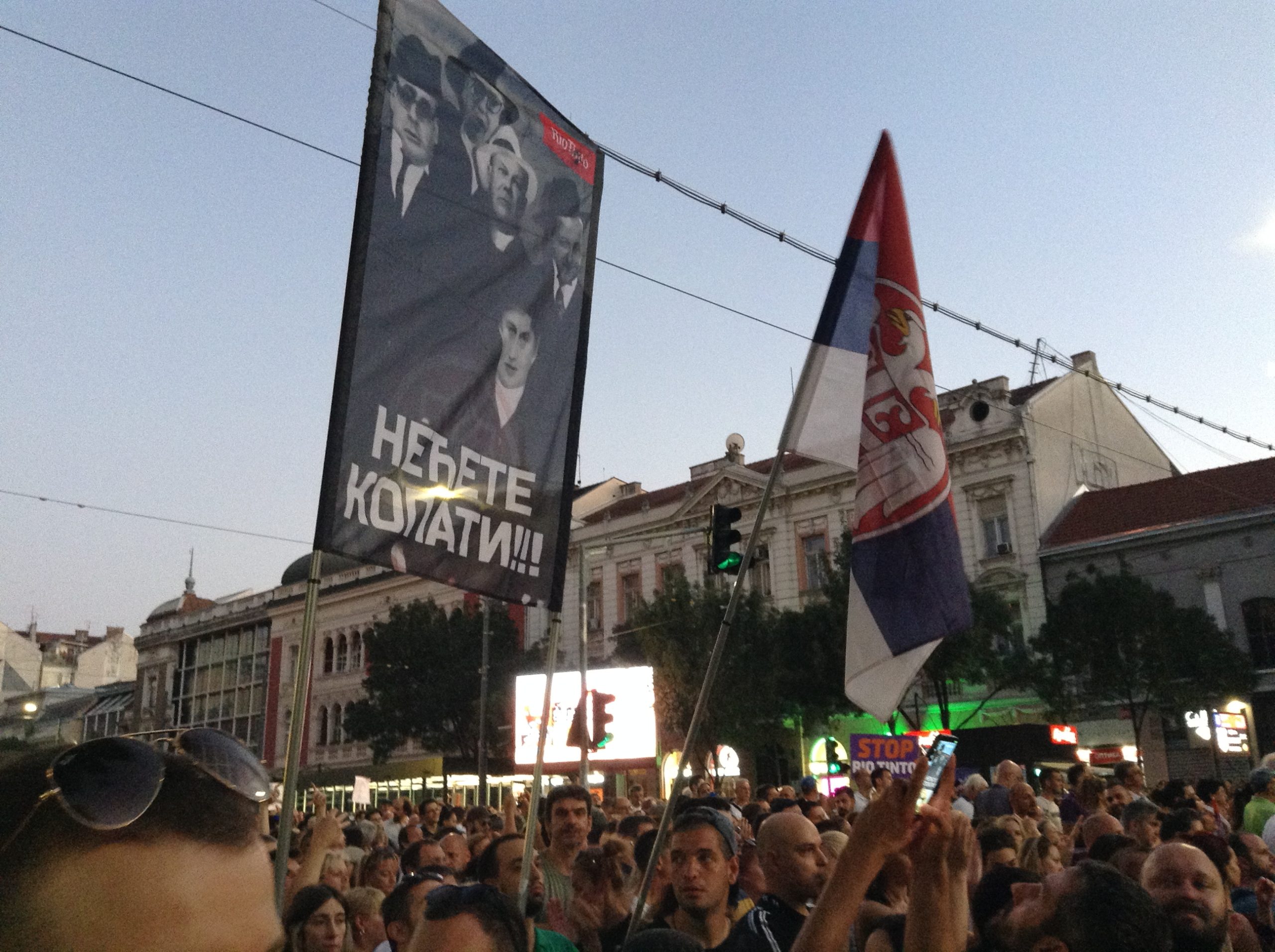 Thousands protest in Serbia against arrest of environmental activists