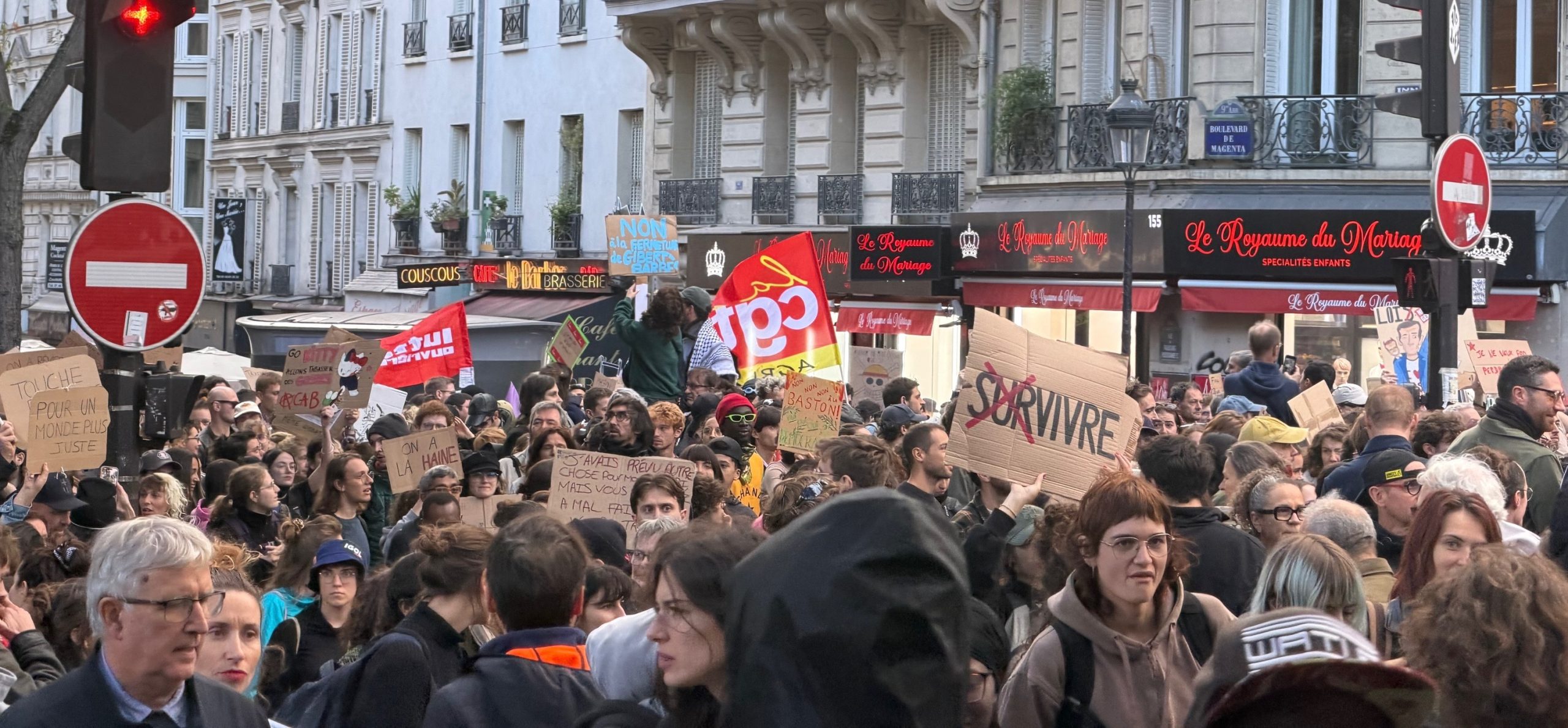 France dispatch: mass marches as student protests spread nationwide