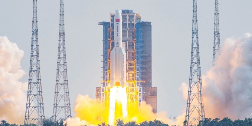 Taiwan defense ministry activates warning system after China satellite rocket breaches airspace